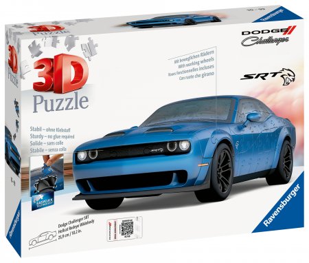 RAVENBURGER 3D puzle Dodge Challenger Hellcat, 108gab., 11283 11283