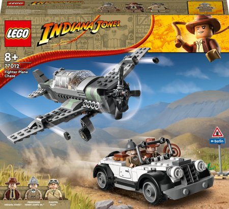 77012 LEGO® Indiana Jones Pakaļdzīšanās ar lidmašīnu-iznīcinātāju 77012