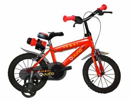 QURIO BIKE bērnu velosipēds, izmērs 16", sarkans-melns, 416 U 416 U