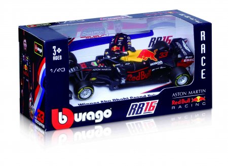 BBURAGO 1:43 automašīna Red Bull Racing RB16, 18-38052 18-38052