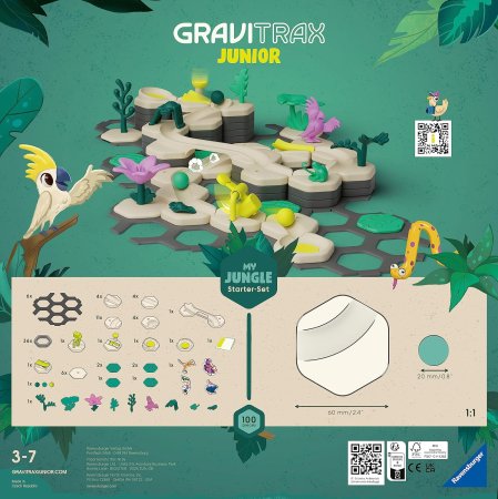 GRAVITRAX  interaktīvais konstruktors Junior Starter-Set L Jungle, 27499 