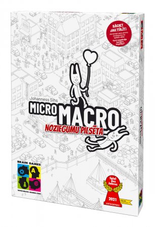 BRAIN GAMES spēle MicroMacro: noziegumu pilsēta LV, BRG#MMLV BRG#MMLV