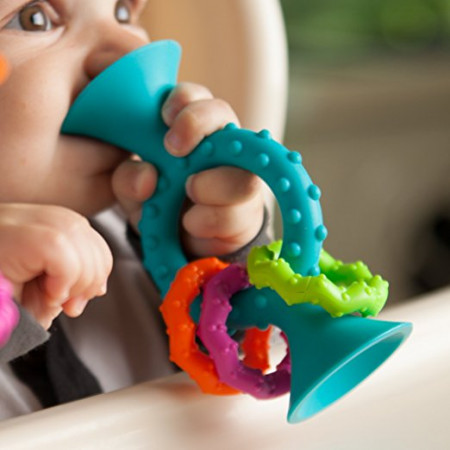 FAT BRAINS attīstošā rotaļlieta PipSquigz Loops (teal), FA166-1 FA166-1