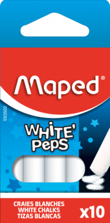 MAPED WHITEPEPS krītiņi 10gab, 225935000000 225935000000