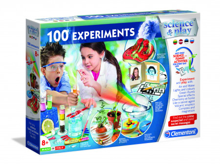 CLEMENTONI Science komplekts 100 eksperimenti, 50572 50572