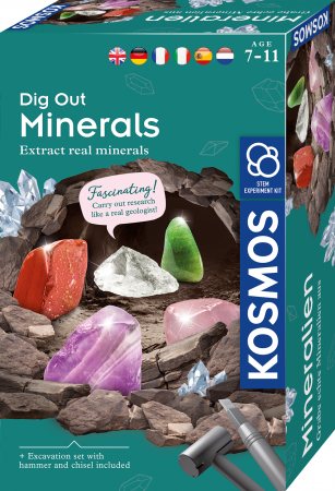 KOSMOS eksperimentu komplekts Dig Out Minerals, 1KS616762 1KS616762