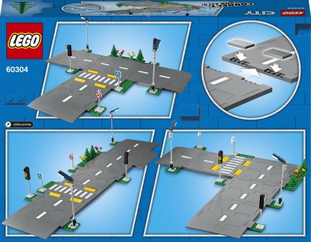 60304 LEGO® City Town Ceļa plāksnes 60304