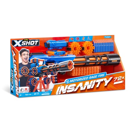 X-SHOT rotaļu pistole "Fire Gatlin Gun Insanity", 1. sērija, 36605 