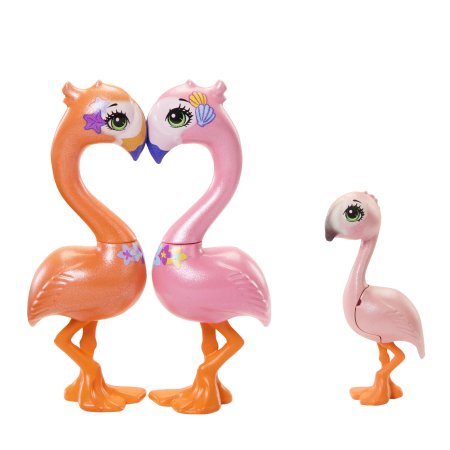 ENCHANTIMALS lelle flamingo ģimene, HRX85 