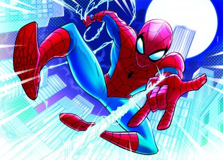 CLEMENTONI puzle Glowing Marvel Spiderman, 104gab., 27555 27555