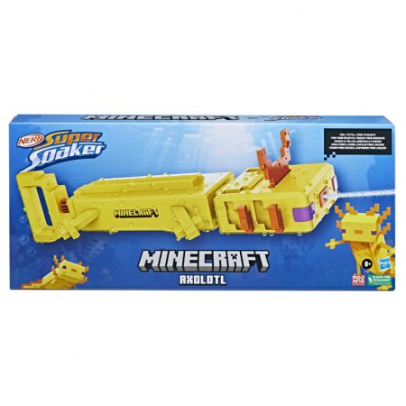 NERF SUPER SOAKER ūdenspistole Minecraft Axolotl, F76015L0 F76015L0