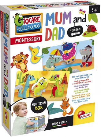 MONTESSORI puzles spēle Mamma un Tētis, EX85613 EX85613