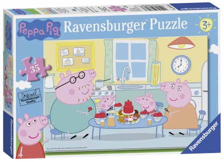 RAVENSBURGER puzle Peppa Pig 2, 3gab., 08628 08628