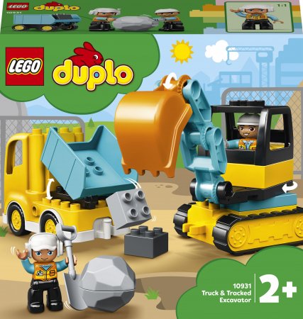 10931 LEGO® DUPLO Town Kravas automašīna un kāpurķēžu ekskavators 10931