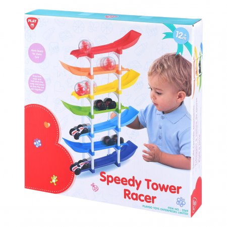 PLAYGO INFANT &TODDLER Izglītojošā rotaļlieta Speedy Tower Racer, 2269 2269