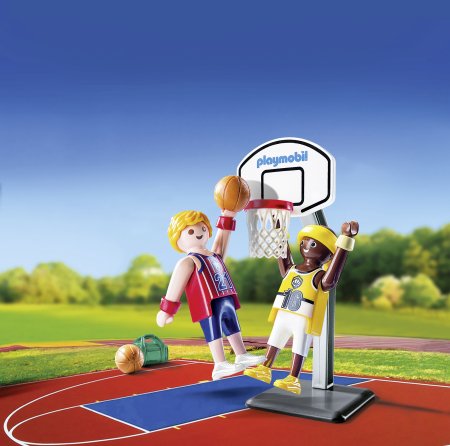 PLAYMOBIL SPORT&ACTION Viens pret vienu - basketbols, 9210 