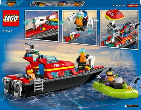 60373 LEGO® City Ugunsdzēsēju-glābēju kuģis 60373