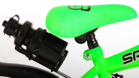 VOLARE Sportivo velosipēds 12" neona zaļš ar melnu, 2030.g 2030