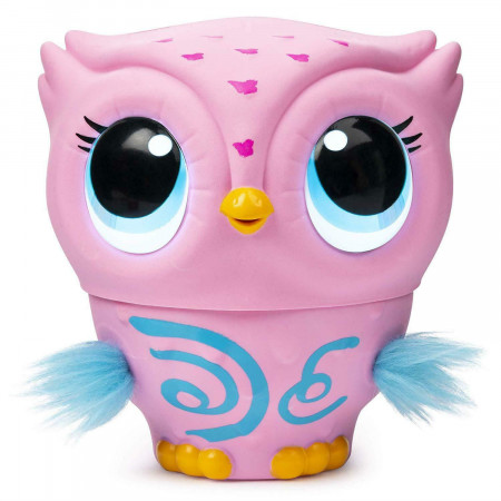 OWLEEZ interaktīvā rotaļlieta Pūce, rozā, 6053359 6053359