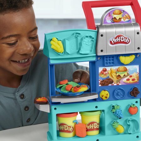PLAY DOH playset-restaurant Busy Chefs, F81075L0 