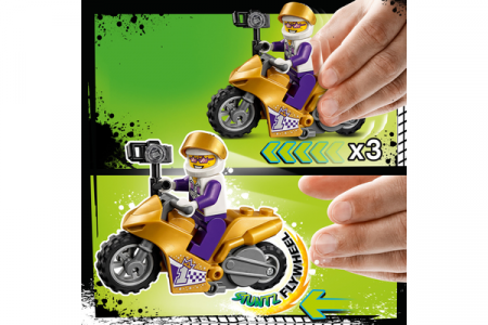 60309 LEGO® City Stunt Kaskadieru selfiju motocikls 60309