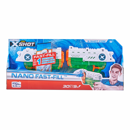 XSHOT ūdens pistole Nano Fast-Fill, 2gab., 56334 56334