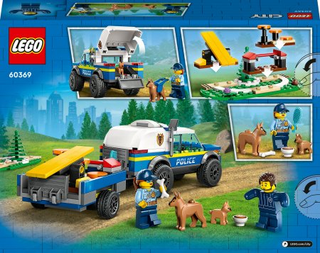 60369 LEGO® City Policijas suņu mobilais treniņš 60369