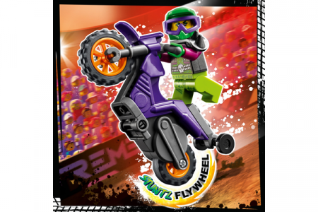 60296 LEGO® City Stunt Kaskadieru triku motocikls 60296