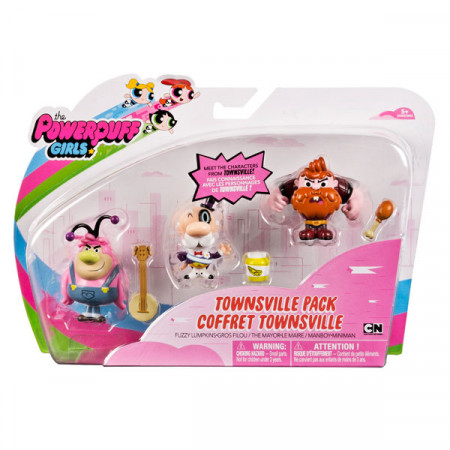 POWER PUFF GIRLS figūru komplekts Townsville Doll, 3vnt, 6034211 6034211
