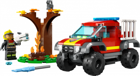 60393 LEGO® City Ugunsdzēsēju 4x4 glābšanas auto 60393