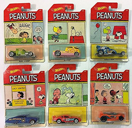 HOT WHEELS automašīnas modelīši - Peanuts DWF03 