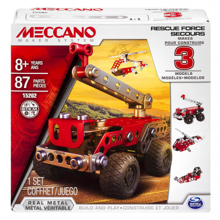 MECCANO konstruktors 3 Model Set - Rescue Car, 6026714 