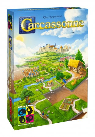 BRAIN GAMES galda spēle Carcassonne BRG#CC/BRG#CCB