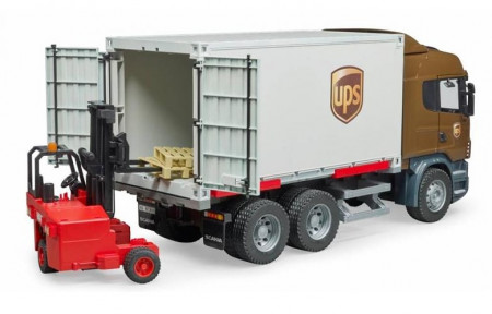 BRUDER kravas auto UPS ar autoiekrāvēju, 03581 03581