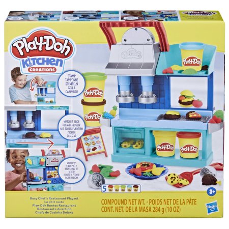 PLAY DOH playset-restaurant Busy Chefs, F81075L0 