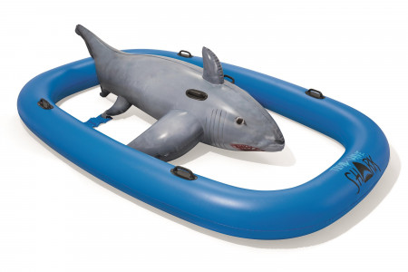 BESTWAY piepūšamā rotaļlieta Tidal Wave Shark 3.10m x 2.13m, 41124 41124