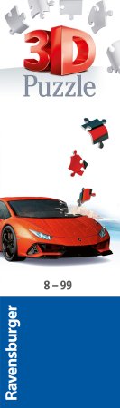 RAVENSBURGER 3D puzle Lamborghini Hurac?n EVO-Arancio, 108gab., 11571 