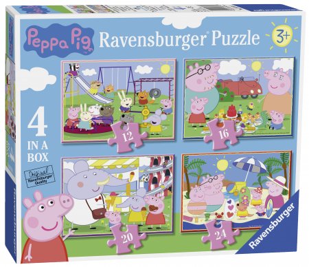RAVENSBURGER puzle Peppa Pig 12/16/20/24gab., 06958 06958