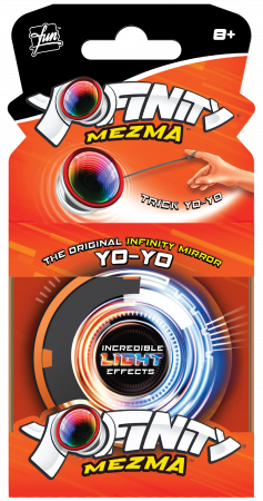 FUN gaismas rotaļlieta YoYo Finity Mezma, oranža, 928242.012 928242.012