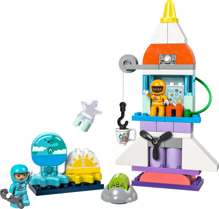 10422 LEGO® DUPLO Town "Trīs Vienā" Kosmosa Kuģa Piedzīvojums 
