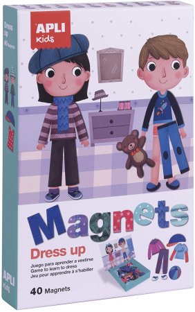 APLI KIDS ģērbšanas magnētiskā spēle "Dress up Magnets", APLI17557 APLI17557