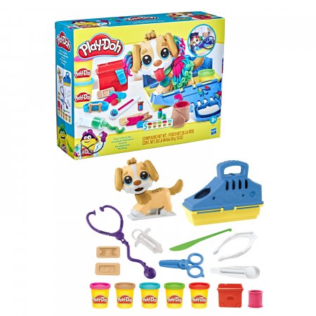 PLAY DOH playset Care and Carry Vet, F36395L0 F36395L0