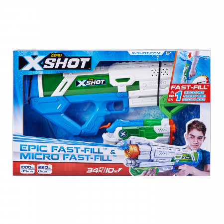 X-SHOT ūdenspistoļu komplekts Epic Fast-Fill ir Micro Fast-Fill, 56222 56222