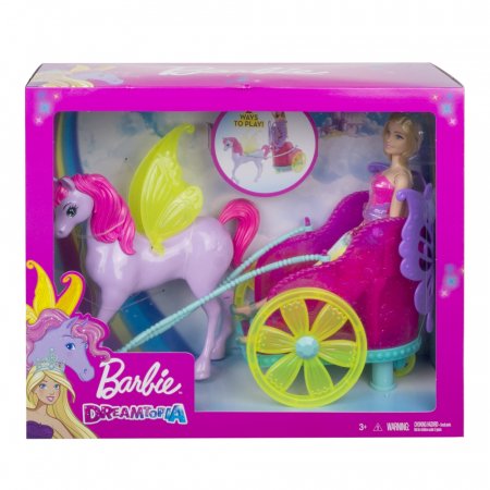 BARBIE Lelle Barbija princese ar zirgu un karieti, GJK53 GJK53