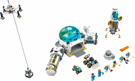 60350 LEGO® City Space Port Mēness izpētes bāze 60350