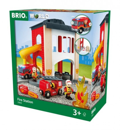 BRIO RAILWAY Fire Station, 33833 33833