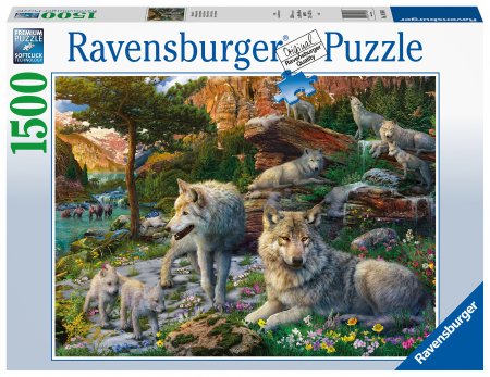 RAVENSBURGER puzle Wolves, 1500gab., 16598 16598