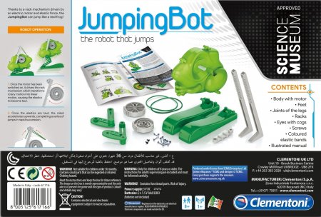 CLEMENTONI ROBOTIC robots Jumpingbot, 17372BL 17372BL