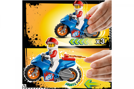 60298 LEGO® City Stuntz Lēcienu triku motocikls 60298