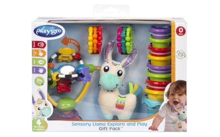 PLAYGRO Sensorā rotaļlieta Lapsa - dāvanu komplekts, 0188328 